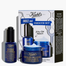   		Kiehl's 科颜氏 Snooze & Smooth 夜间修护套组 
7折 $56.7（约416.64元） 		