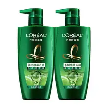   		L'OREAL PARIS 茶树植萃去屑净油洗发露 500ml*2瓶 
￥60.7 		