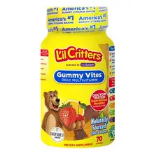   		丽贵lilcritters 小熊糖儿童复合维生素vd补锌vc软糖 70粒 39元 		