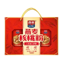   		再降价：西麦 核桃粉燕麦片礼盒1kg 25.4元（需领券） 		