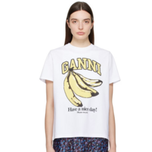   		GANNI White Banana香蕉T恤 6.9折 $93（约677.9元） 		