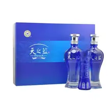   		洋河 天之蓝礼盒 46%vol 浓香型白酒 480ml*2瓶 
￥518.6 		