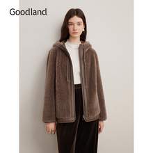   		音儿 Goodland美地 女士连帽羊毛皮草外套 LC34510060 
1518元 		