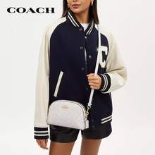   		COACH 蔻驰 520女士经典老花单肩斜挎包贝壳包冰川白CR354IMRFF 券后806.55元 		