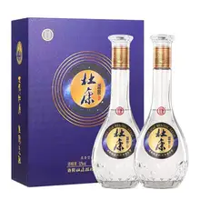   		杜康 盛世礼盒 浓香型白酒 52度 500ml*2 84.6元 		