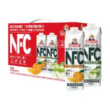   		福兰农庄 Farmerland NFC橙汁+苹果汁 1L*4瓶 ￥47.4 		