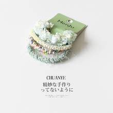   		川野 CHUANYE 针织麻绳发绳女2025高端头绳扎头发橡皮筋高弹力耐用发圈 0.8元 		