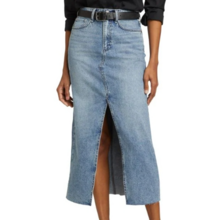   		Rag & Bone 牛仔半身裙 4折 $98.99（约716.2元） 		