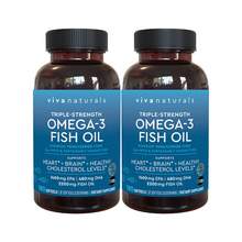   		88VIP会员：Viva Naturals 高浓度深海鱼油软胶囊Omega3中老年成人DHA 180粒*2瓶 506.3元（双重优惠） 		