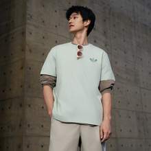   		adidas 阿迪达斯 三叶草男运动T恤IK8683 券后169元 		