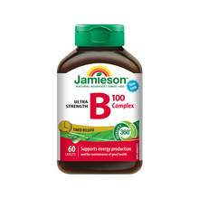   		提精气神：Jamieson 健美生 维生素b族复合片 b2b5b7 增强代谢 60粒 1粒/天 券后95.8元 		