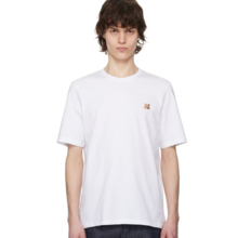   		Maison Kitsuné 白色 Fox Head Patch Regular T 恤 
4.9折 $59（约426.78元） 		
