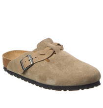   		Birkenstock Boston 沙色麂皮一脚蹬 
8.1折 $129.99（约941.21元） 		