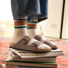   		Rue La La：Birkenstock 美鞋大促！沙色勃肯鞋$129 
低至7折 		