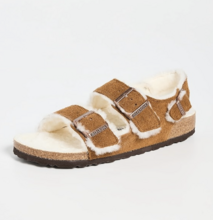   		Birkenstock Milanoo 毛绒拖鞋 
4.5折 $76.5（约552.91元） 		