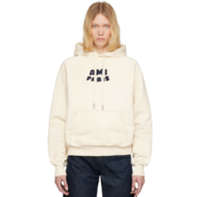   		AMI 白色连帽卫衣 4.9折 $265（约1909.19元） 		