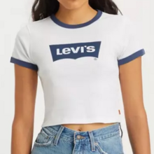  		裴珠泫同款！Levi's 女士短款T恤 
7.8折 $22.98（约165.28元） 		