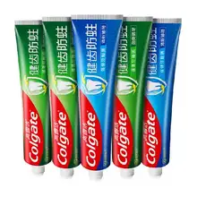   		88vip：高露潔健齒防蛀牙膏清新口氣250g*5支 
41.06元（返10元貓超卡后） 		
