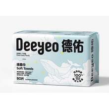   		德佑 綿柔巾 80抽6包（200x150mm） 44.9元 		
