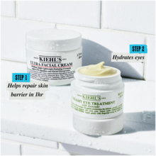   		LOOKFANTASTIC：Kiehl's 套裝撿漏！面霜+眼霜套裝￡37得 定價(jià)優(yōu)勢+享7.9折 		