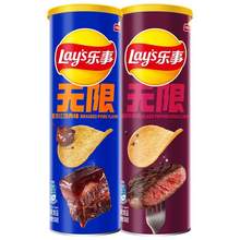   		樂(lè)事 無(wú)限罐裝薯片組合紅燒肉+黑椒牛扒味104gx2罐 
3.81元 		