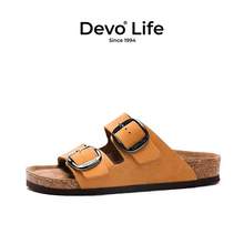   		的沃 Devo Life 清倉！軟木休閑勃肯拖鞋 99元 		