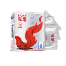   		赤尾 zioxx 鉑金系列 無儲精囊安全套 3只 12.9元 		