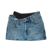   		Alexander Wang 亞歷山大王不對稱蕾絲細節(jié)牛仔半身裙 
4折 ￥1017 		