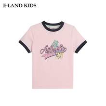   		E-LAND KIDS eland kids衣戀童裝女童T恤夏季兒童涼感短袖上衣 89元 		