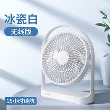   		幾素 小風(fēng)扇桌面辦公室桌上usb宿舍學(xué)生電風(fēng)扇夏天便攜式充電小型 82元 		