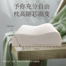   		舒達(dá) Serta 特拉雷乳膠高低枕 單個(gè)裝 32.22元 		