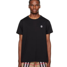   		Burberry 黑色logo T恤 3折 $144（約1035.22元） 		