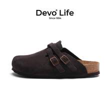   		的沃 Devo 清倉！ 軟木包頭勃肯鞋 男女同款 129元 		