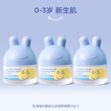   		兔頭媽媽 兔頭兒童面霜冰潤舒緩涼涼面霜10g*3分齡面霜寶寶霜滋潤保濕 券后29.9元 		