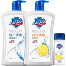   		舒膚佳 沐浴露家庭裝 2.08kg 純白+檸檬+80g純白 
73.1元+4元淘金幣 		