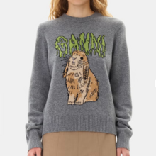   		Ganni Graphic Bunny 毛衣 6折 £171（约1653.3元） 		