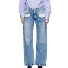   		中站含稅！Maison Margiela 藍色 Straight 牛仔褲 
$740（約5336.51元） 		