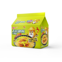   		统一 巧面馆 老坛泡椒牛肉面 110g*5袋 6.5元 		