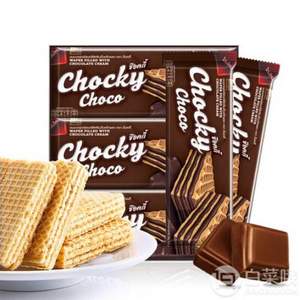 泰国进口，chocky butter 巧客 巧克力味夹心威化饼干 416g*10盒 ￥89