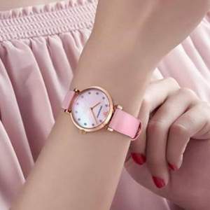 Prime会员专享镇店之宝，Emporio Armani 阿玛尼 AR1958 粉色珍珠贝母石英女士手表