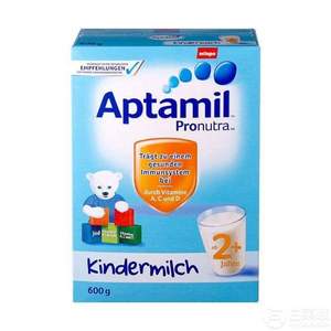 镇店之宝，德国版 Aptamil 爱他美 婴幼儿奶粉 2+段 600g*3盒 ￥256包邮