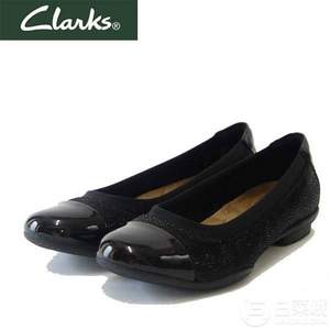 <span>37码白菜！</span>Clarks 其乐 Un高端系列 Neenah Garden 女士经典芭蕾平底鞋 26128861 