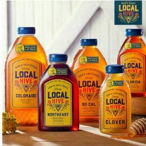 USDA认证100%纯天然A级蜂蜜，美国进口 L.R.RICE 100%纯蜂蜜453.5g 多口味