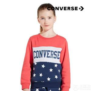 Converse 匡威 新款女童復(fù)古圓領(lǐng)衛(wèi)衣 3色