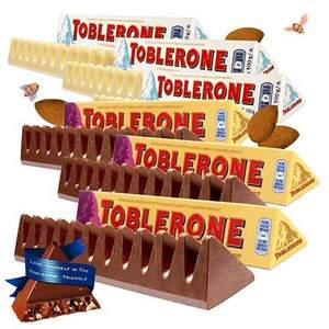 TOBLERONE 瑞士三角 牛奶巧克力 100g*12件 ￥80.8