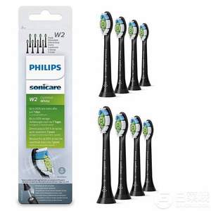 销量第一，Philips 飞利浦 HX6068/13 钻石亮白型声波震动牙刷刷头 8支装 