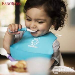 BABYBJORN 婴幼儿防漏食物围嘴2只装*3件 ￥204包邮