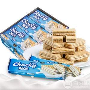 泰国进口，chocky butter 巧客 牛奶味夹心威化饼干 416g*7盒 ￥58.6