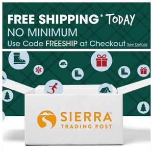 Sierra Trading Post 限時(shí)全場(chǎng)無(wú)門檻美國(guó)境內(nèi)免運(yùn)費(fèi)+清倉(cāng)區(qū)低至1折起