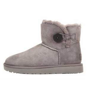 UGG Mini Bailey Button II系列 女士防水防污皮毛一体纽扣短筒雪地靴